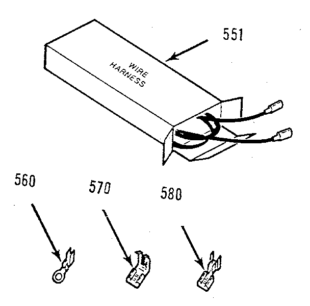 Kenmore 9119189180 wire harnesses and components diagram