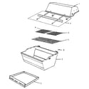Kenmore 13851 grill assembly diagram