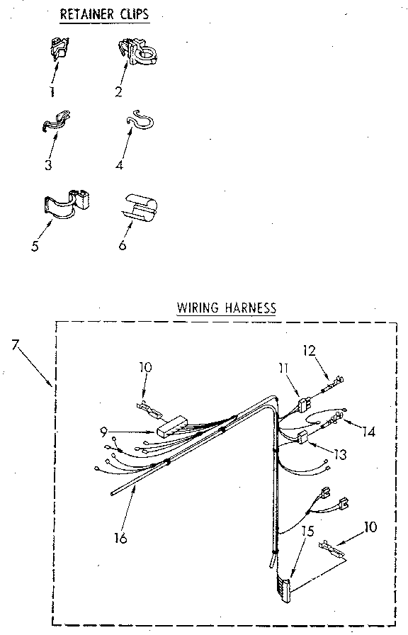 Whirlpool LA5300XSG1 wiring harness diagram