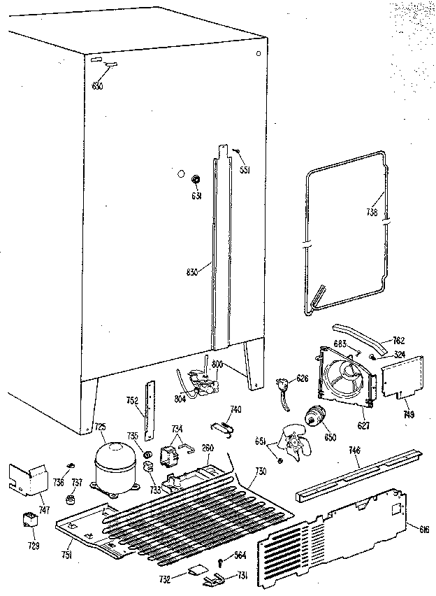 Kenmore 3639452584 unit diagram