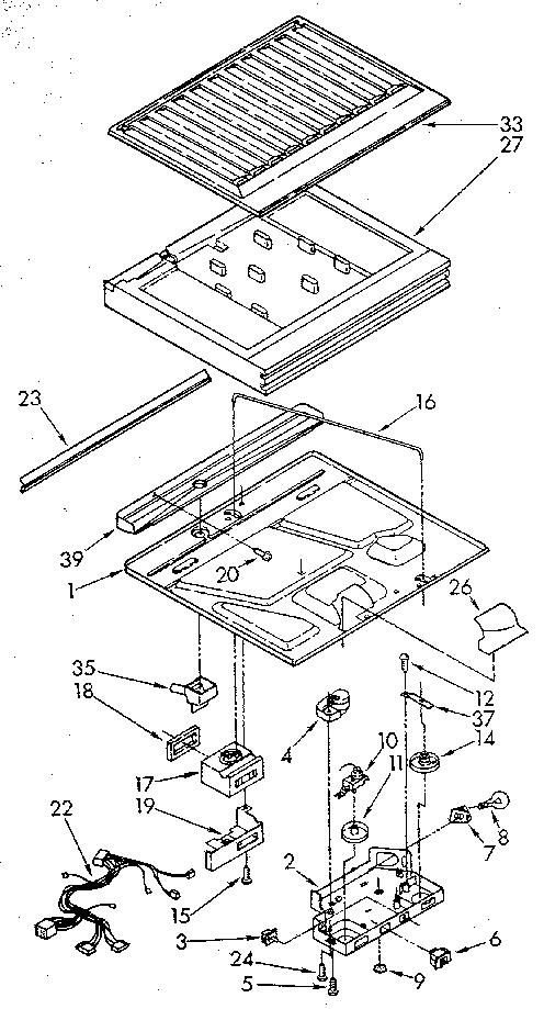 Whirlpool ET20ZKXWN00 compartment separator diagram