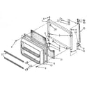 Whirlpool ET20ZKXWG00 freezer door diagram