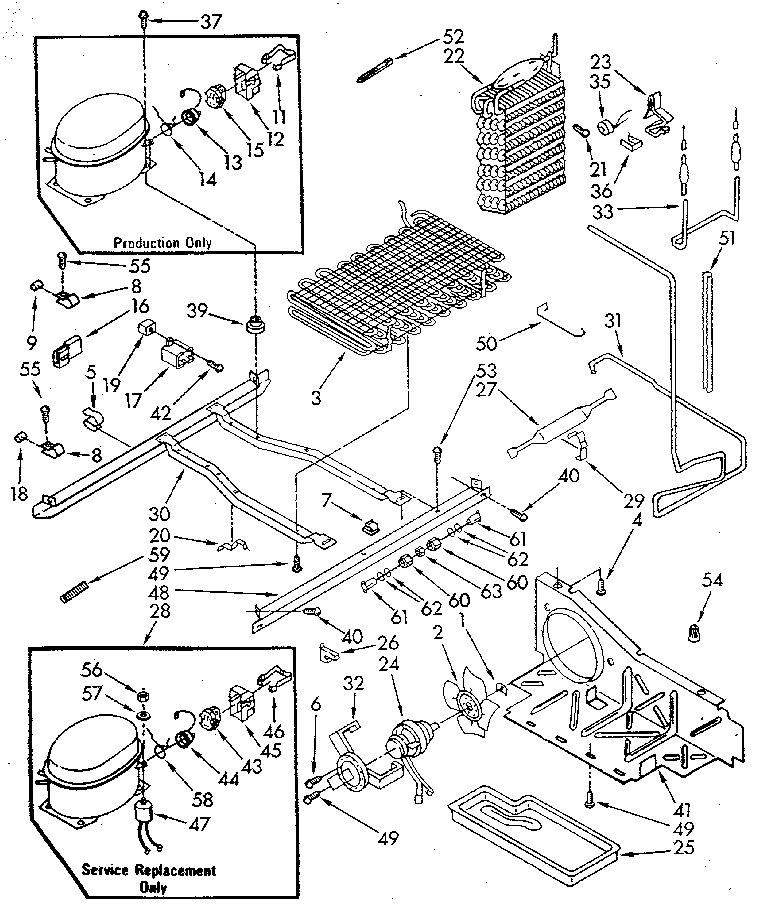 Whirlpool ED25DQXVN05 unit diagram
