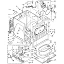 Whirlpool LG9501XTG0 cabinet diagram
