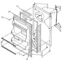 Whirlpool ET18NKXWW00 refrigerator door diagram