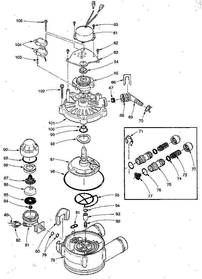 Kenmore 6253485001 valve assembly diagram