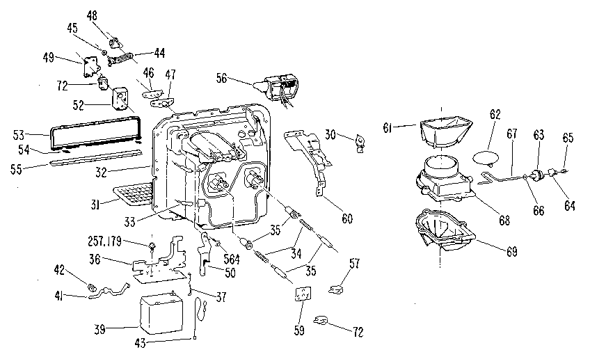 Kenmore 3639507784 dispenser diagram