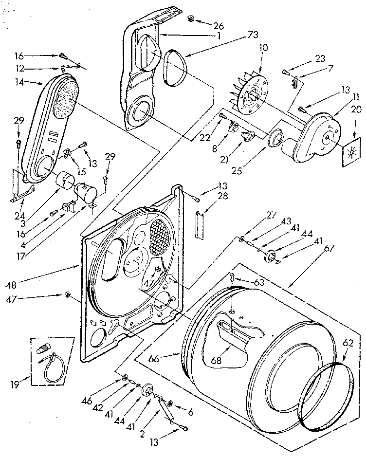 Kenmore 11087405830 bulkhead diagram