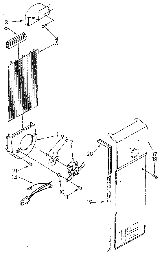 Whirlpool ED20PKXWG00 air flow diagram