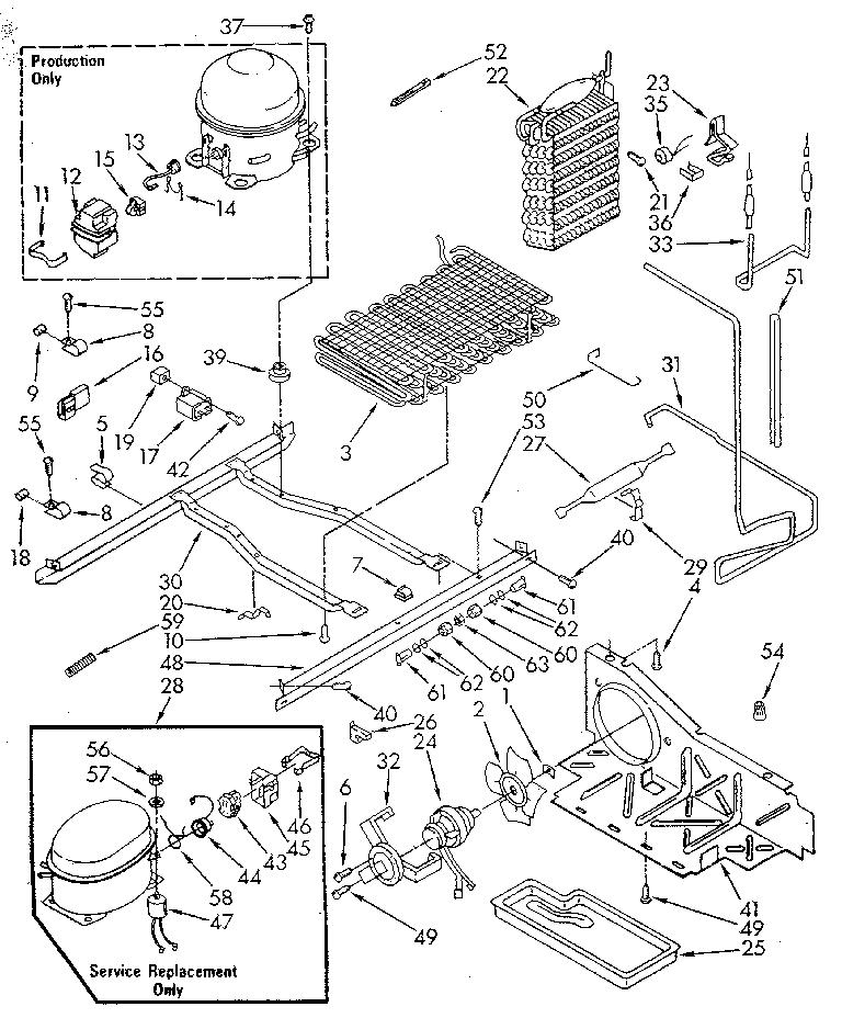 Whirlpool ED25DQXVN00 unit diagram