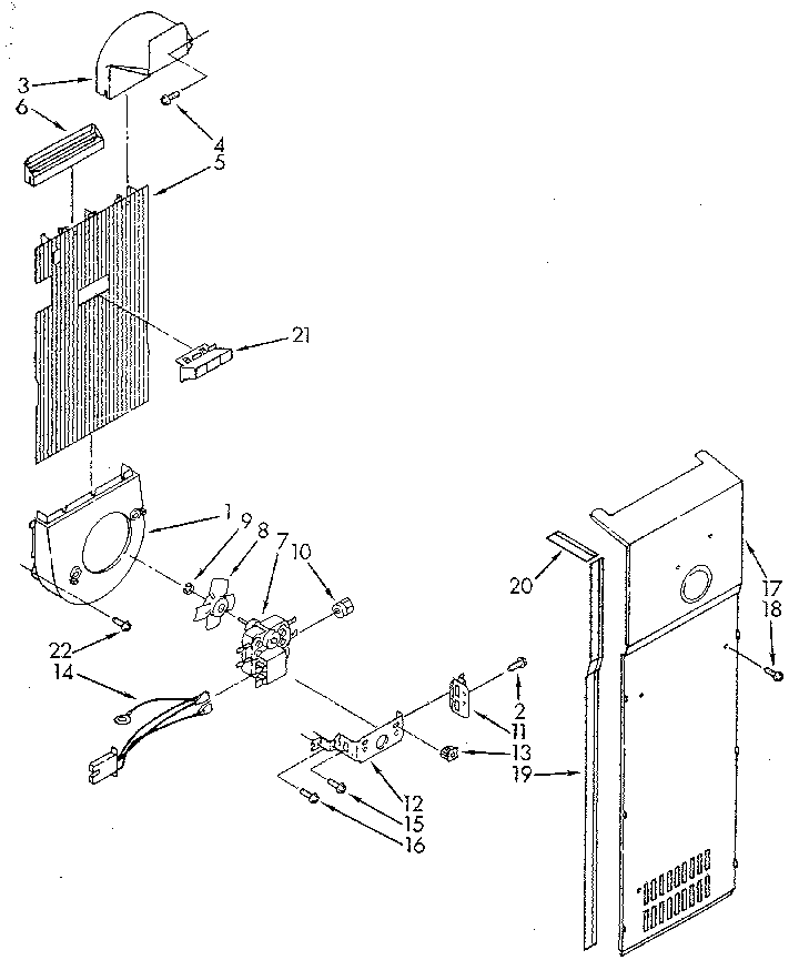 Whirlpool ED25DQXVN00 air flow diagram