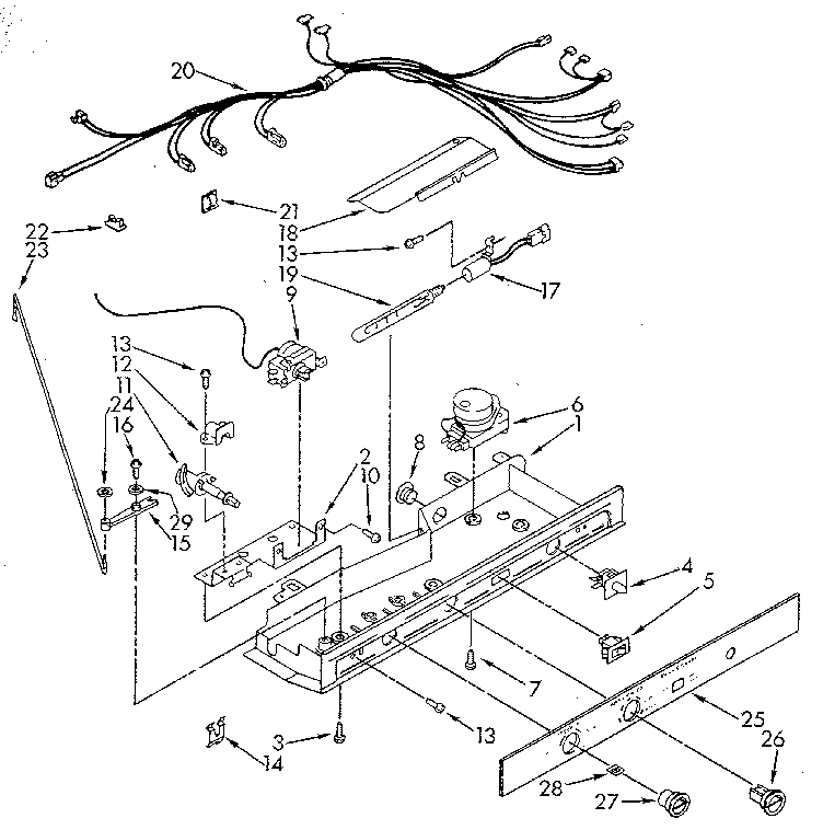 Whirlpool ED25DQXVN00 control diagram