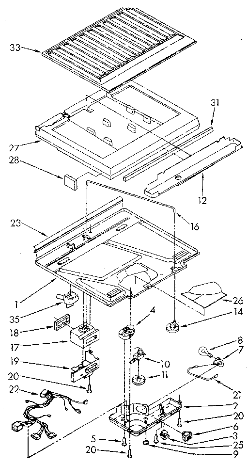 Whirlpool ET18NKXWM01 compartment separator diagram