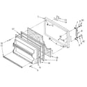 Whirlpool ET18SKRWW01 freezer door diagram