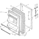 Whirlpool ET18SKRWW01 refrigerator door diagram