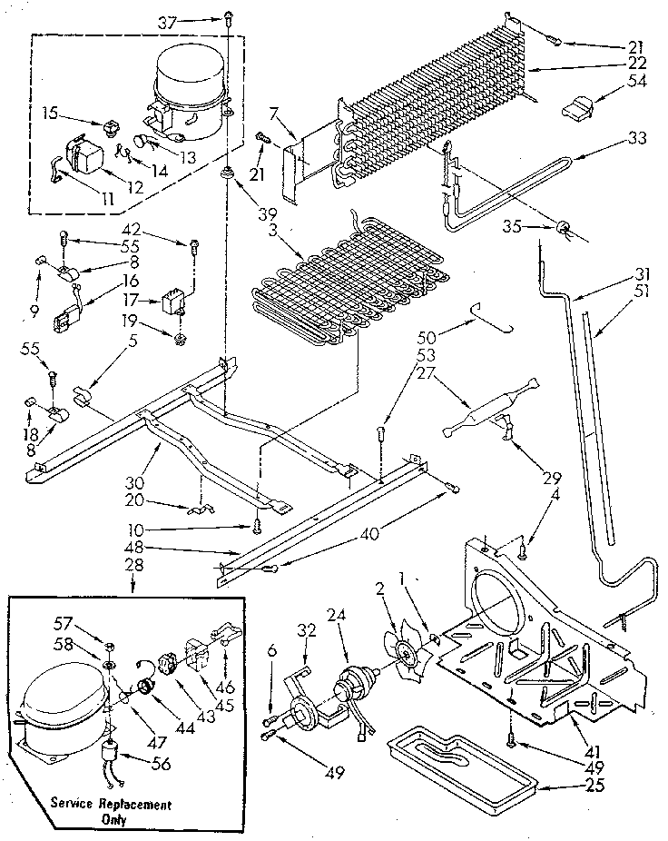 Whirlpool ET22DMXVW00 unit diagram