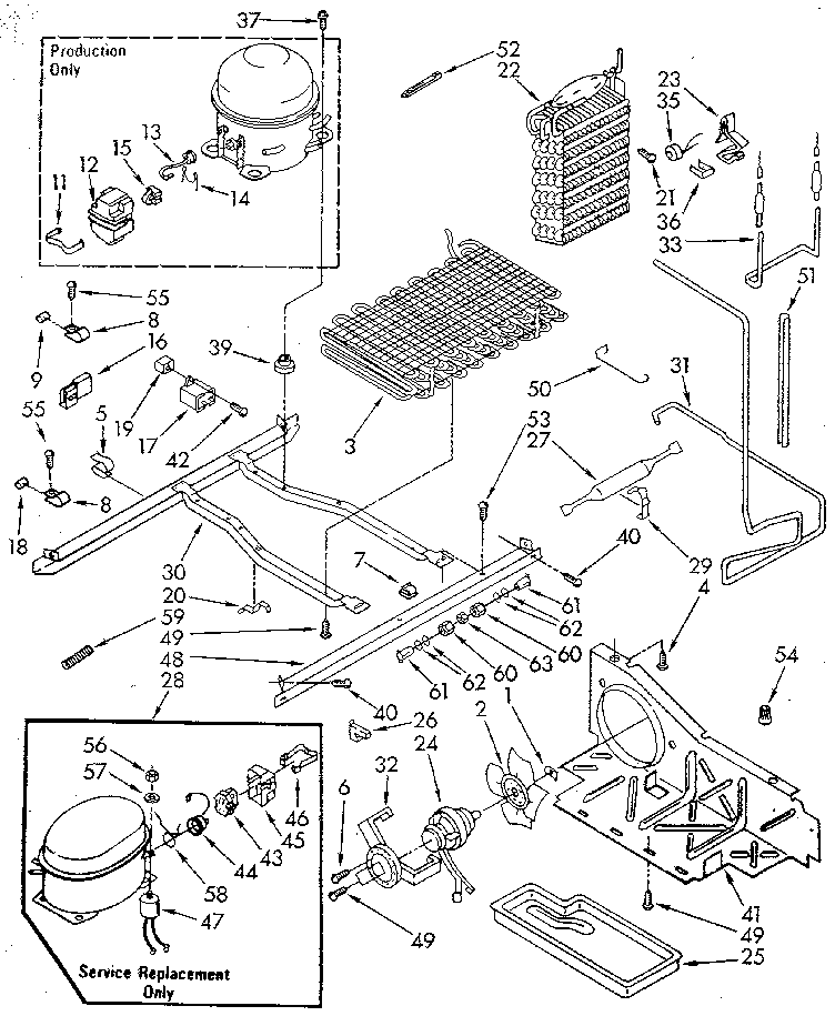 Whirlpool ED25DQXVN04 unit diagram