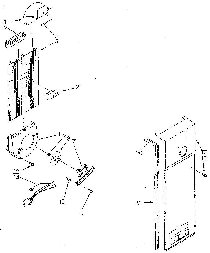 Whirlpool ED25DQXVN04 air flow diagram