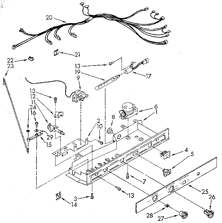Whirlpool ED25DQXVN04 control diagram