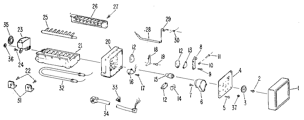 Kenmore 3639517984 icemaker diagram