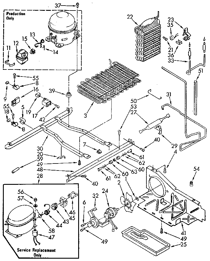 Kenmore 1069512610 unit diagram