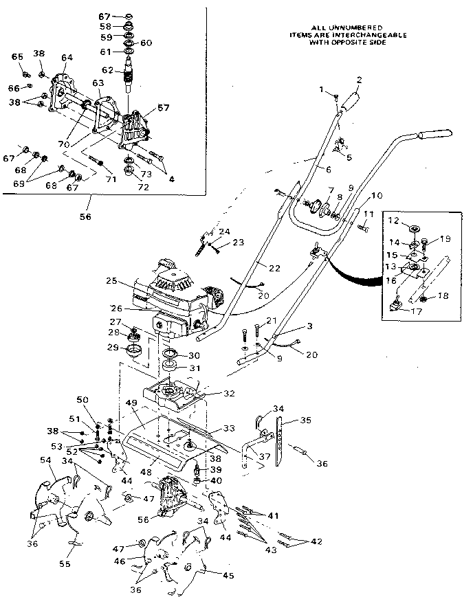 Craftsman 536297024 replacement parts diagram