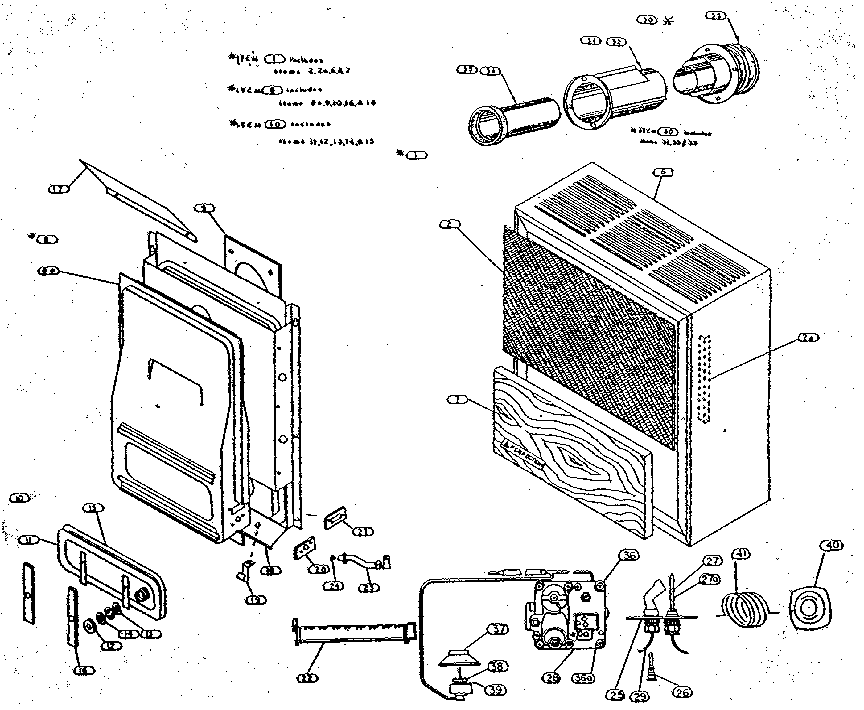Schwank 712SEL functional replacement parts diagram