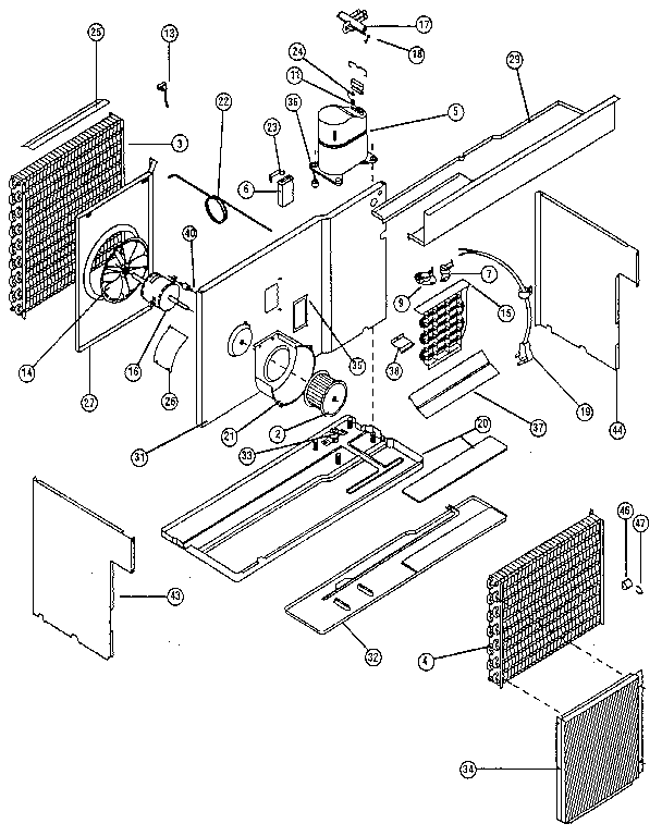 Climette/Keeprite/Zoneaire CHP515451 functionial parts diagram