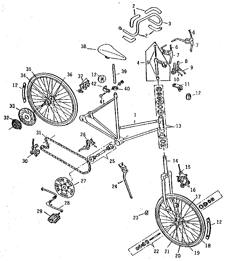 Sears 45681 unit parts diagram