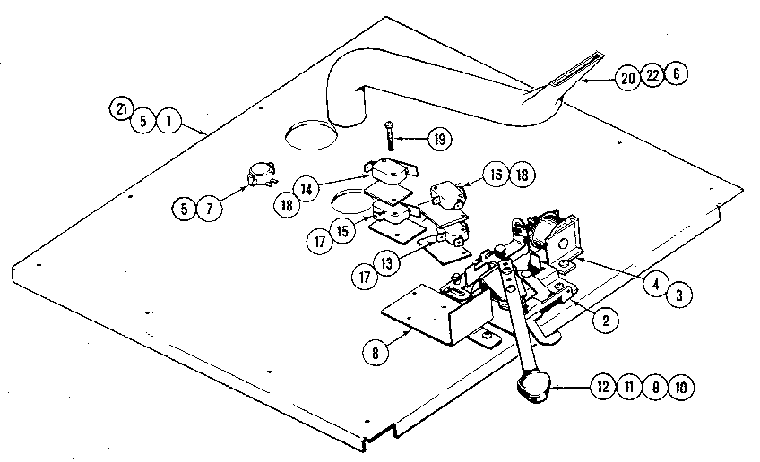 Jenn-Air 21138 internal controls diagram