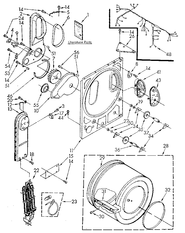 Kenmore 11088419810 bulkhead diagram
