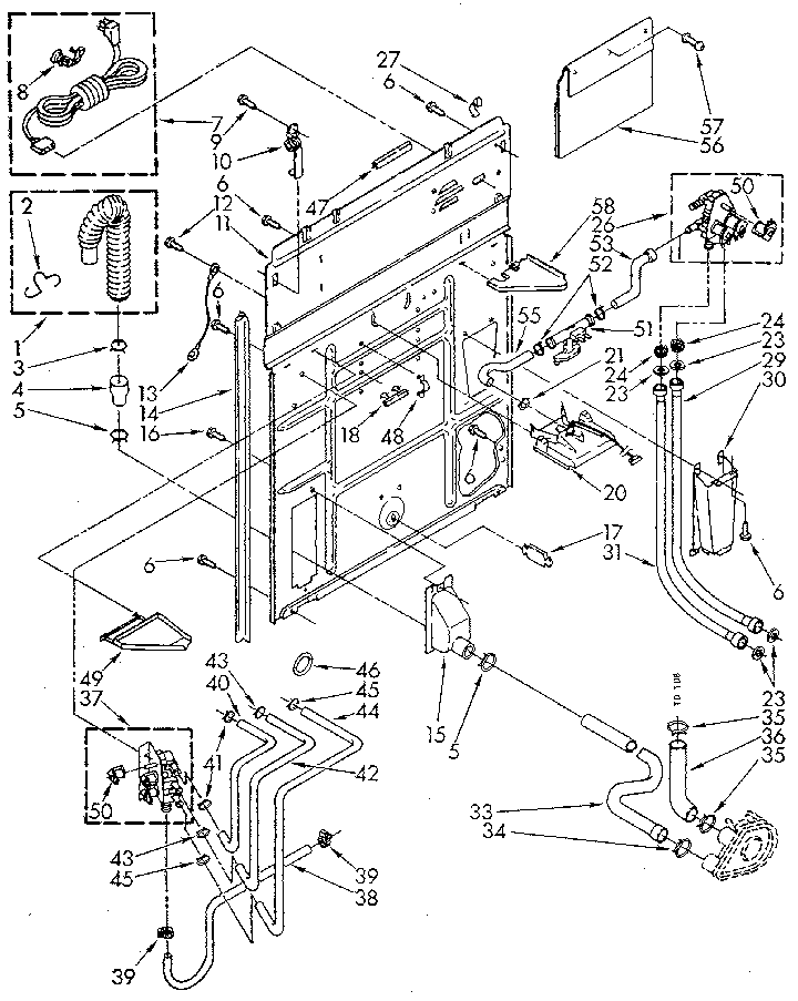 Kenmore 11092093800 rear panel diagram