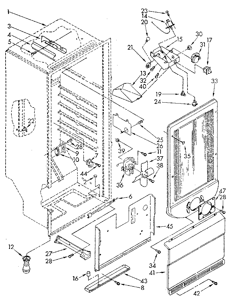 Kenmore 1069209481 liner diagram