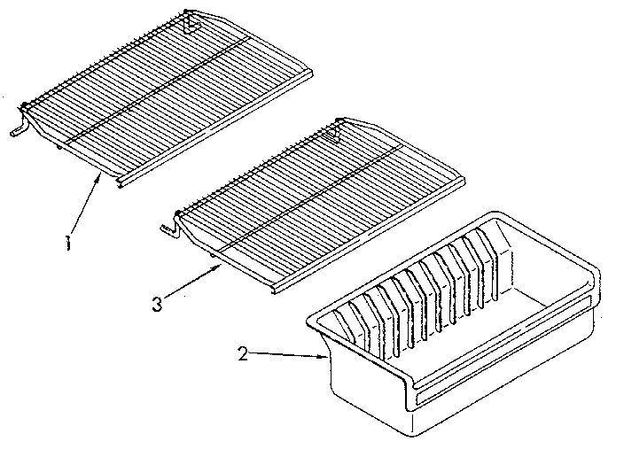 Kenmore 1069209481 shelf diagram