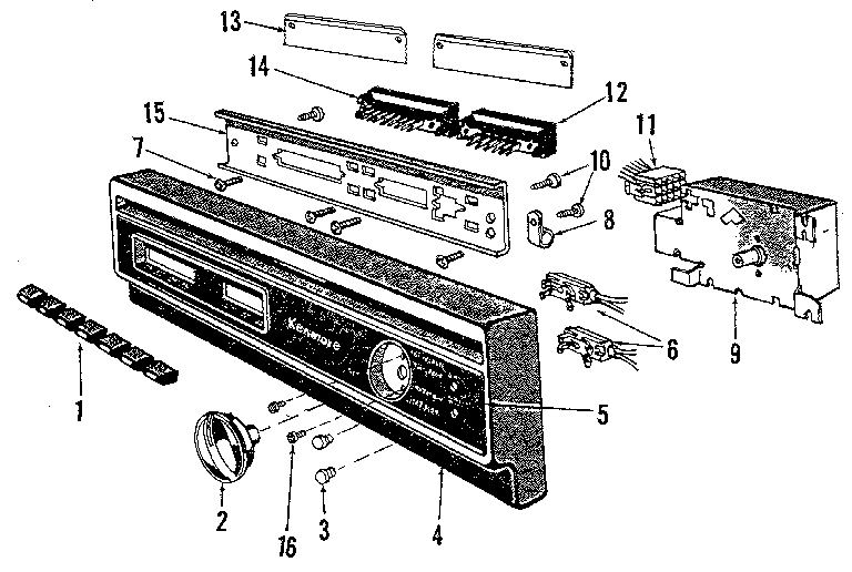 Kenmore 5871650590 console panel details diagram