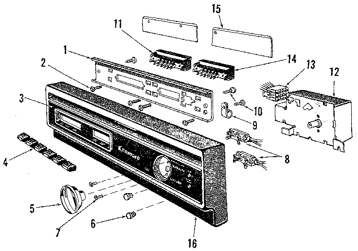 Kenmore 5871440590 console panel details diagram