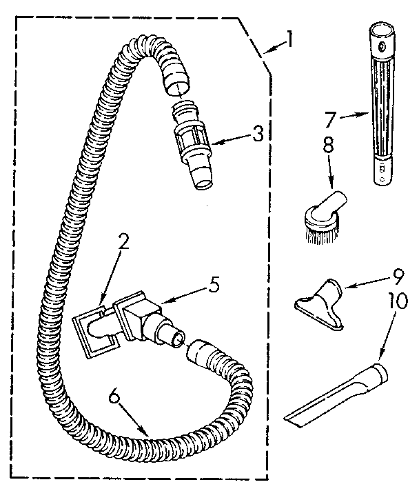 Kenmore 1163926581 optional parts (not included) diagram