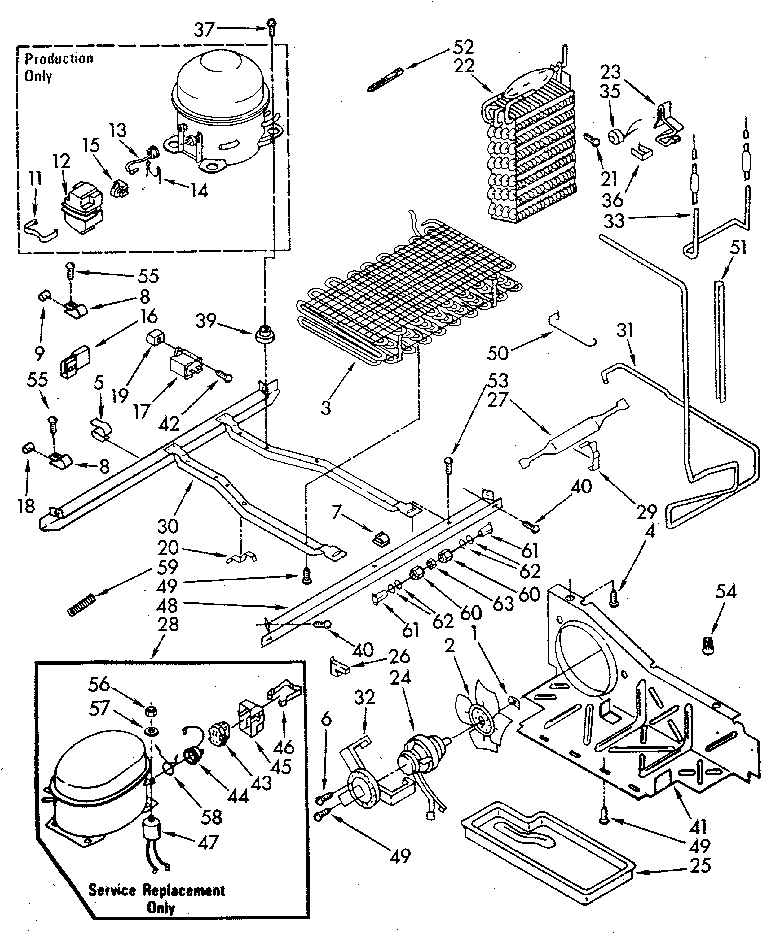 Whirlpool ED25DQXVG06 unit diagram