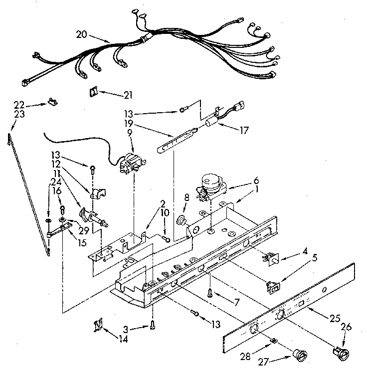 Whirlpool ED25DQXVG06 control diagram