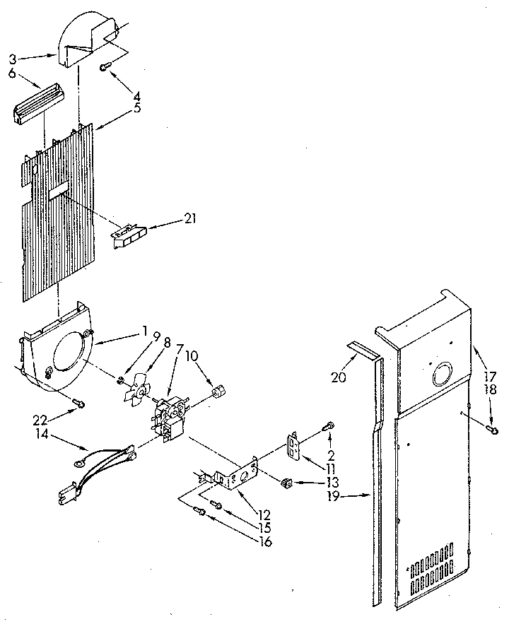 Whirlpool ED25DQXVN01 air flow diagram
