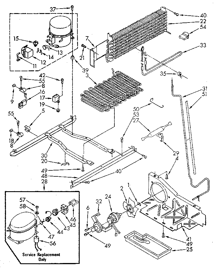 Whirlpool ET22DMXVG01 unit diagram