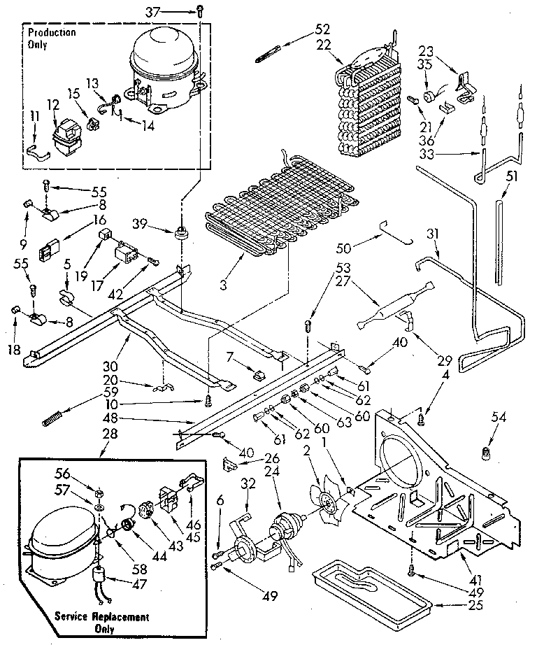 Whirlpool ED25DQXVG02 unit diagram