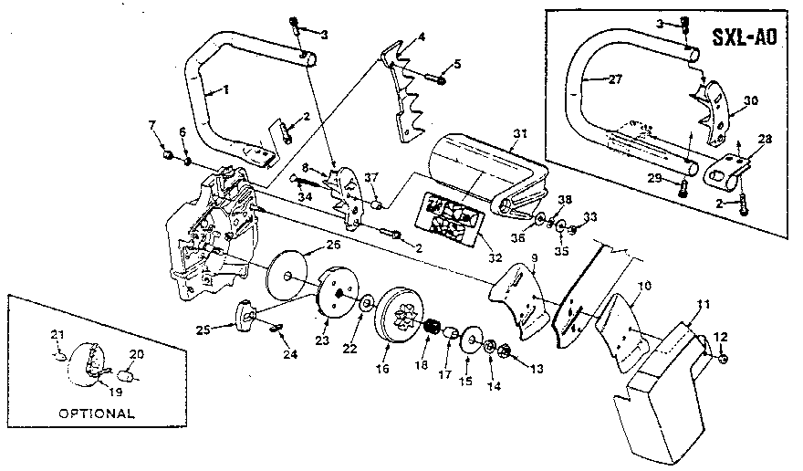 Homelite SXL-AO-UT-10045C figure 3 diagram