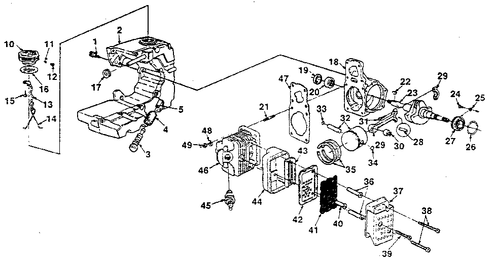 Homelite SXL-AO-UT-10045C figure 5 diagram