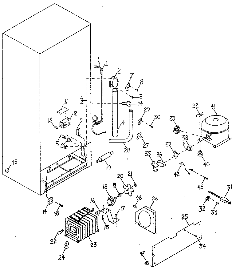 Northland RFG285A/1713 unit diagram
