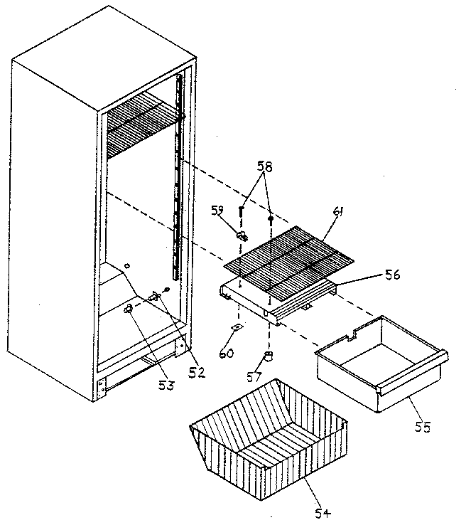 Northland RF293/1468 cabinet diagram