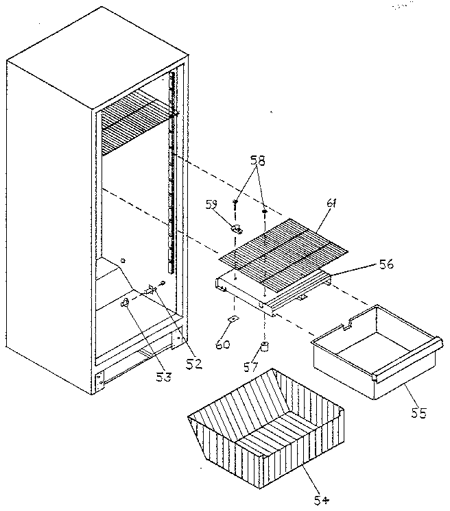 Northland RF293B/1468 cabinet diagram
