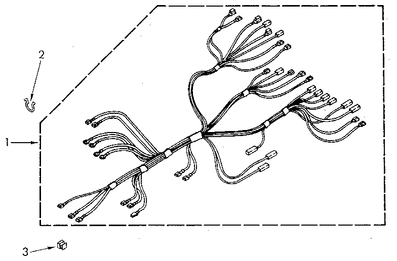 Kenmore 6654098911 wiring harness diagram