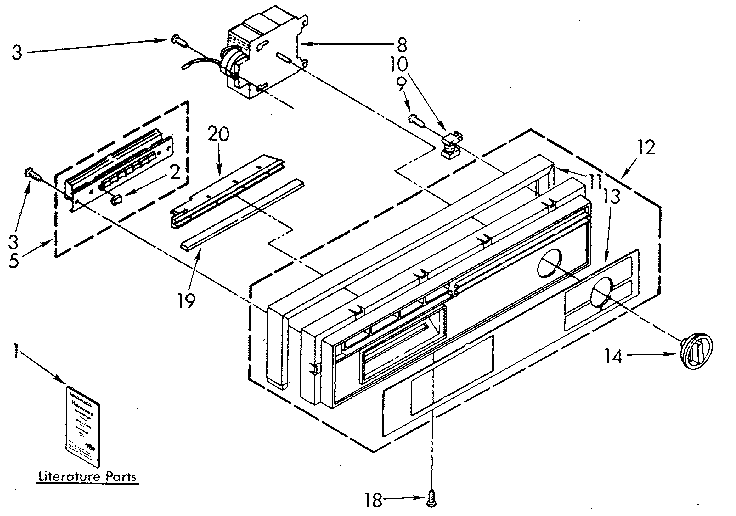 Kenmore 6651560591 console diagram