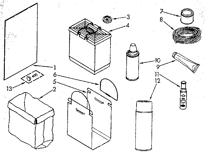 Kenmore 6651330590 accessory parts diagram